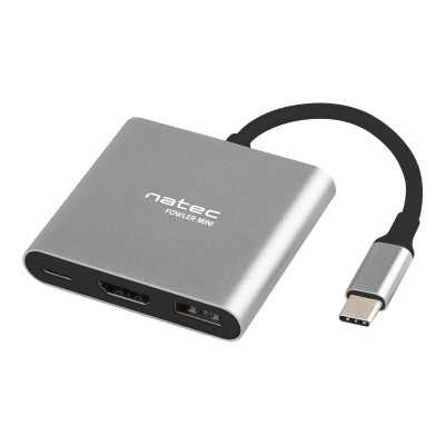 Natec Multi-Port Adapter, Fowler, USB-C, HDMI, USB 3.0