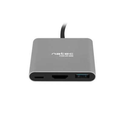 Natec Multi-Port Adapter, Fowler, USB-C, HDMI, USB 3.0