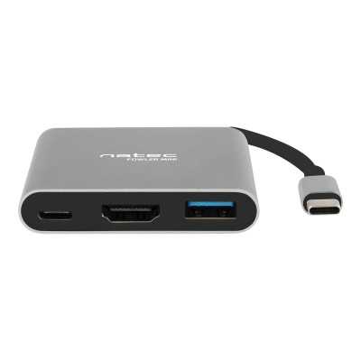 Natec Multi-Port Adapter, Fowler, USB-C, HDMI, USB 3.0