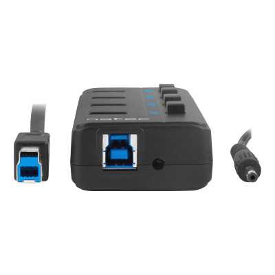 Natec USB 3.0 HUB, Mantis 2, 4-Port, On/Off with AC Adapter