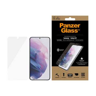 PanzerGlass Samsung, Galaxy S22, Tempered glass, Transparent, Screen Protector