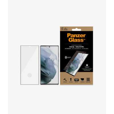 PanzerGlass Samsung, Galaxy S22 Ultra, Tempered glass, Black, Screen Protector