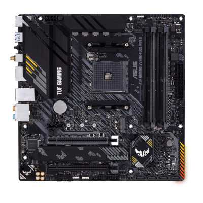 Asus TUF GAMING B550M-PLUS WIFI II Processor family AMD, Processor socket AM4, DDR4, Memory slots 4, Chipset B550, microATX