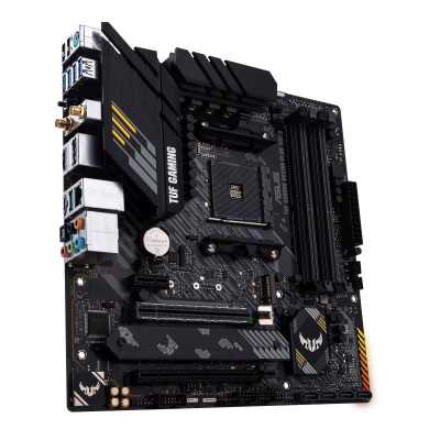 Asus TUF GAMING B550M-PLUS WIFI II Processor family AMD, Processor socket AM4, DDR4, Memory slots 4, Chipset B550, microATX