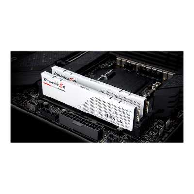 G.Skill Ripjaws S5 32 GB, DDR5, 5200 MHz, PC/server, Registered No, ECC No, White, 2x16 GB