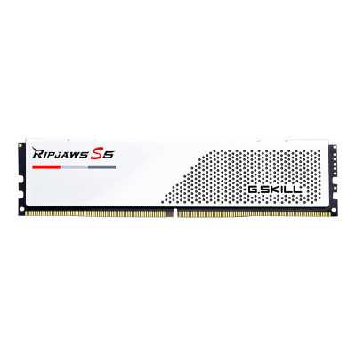 G.Skill Ripjaws S5 32 GB, DDR5, 5200 MHz, PC/server, Registered No, ECC No, White, 2x16 GB