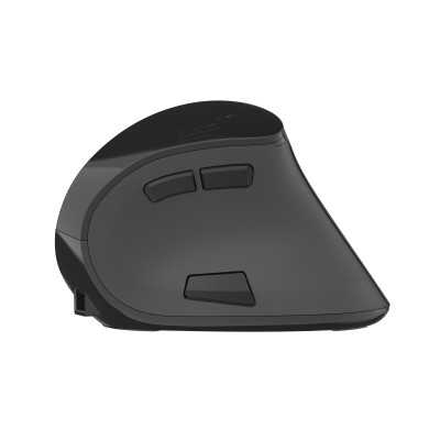 Natec Vertical Mouse Euphonie Wireless, Black, Optical