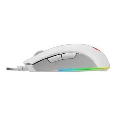 MSI Clutch GM11 Optical, RGB LED light, White, Gaming Mouse, 1000 Hz