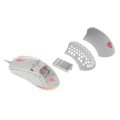 Genesis Ultralight Gaming Mouse Krypton 750 Wired, 8000 DPI, USB 2.0, White