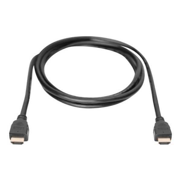 Digitus itin didelės spartos HDMI kabelis su Ethernet AK-330124-020-S juodas, HDMI į HDMI, 2 m