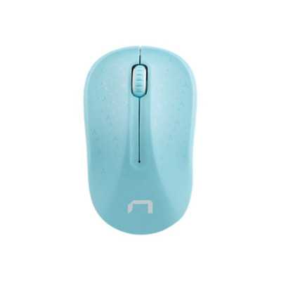 Natec Mouse, Toucan, Wireless, 1600 DPI, Optical, Blue/White