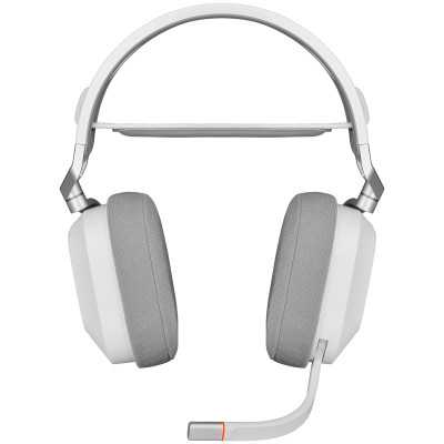 Corsair Gaming Headset HS80 RGB Built-in microphone, White, Over-Ear, Wireless