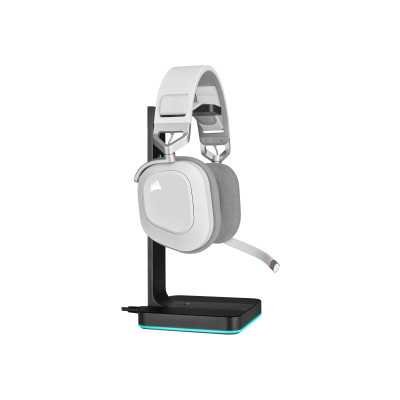 Corsair Gaming Headset HS80 RGB Built-in microphone, White, Over-Ear, Wireless