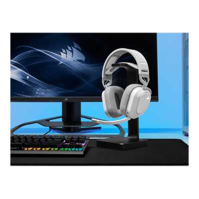 Corsair Gaming Headset HS80 RGB Built-in microphone, White, Over-Ear, Wireless