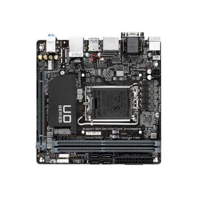 Gigabyte H610I DDR4 1.0 M/B Processor family Intel, Processor socket LGA1700, DDR4 DIMM, Memory slots 2, Supported hard disk dri