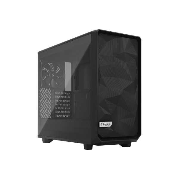 Fractal Design Meshify 2 Lite TG Light Tint Black, E-ATX, Power supply included No