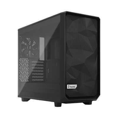 Fractal Design Meshify 2 Lite TG Light Tint Black, E-ATX, Power supply included No