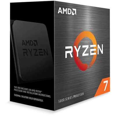 AMD Ryzen 7 5700X, 3.4 GHz, AM4, Processor threads 16, AMD, Processor cores 8