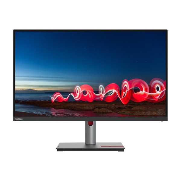 Lenovo ThinkVision T27i-30 27 ", IPS, FHD, 1920 x 1080, 16:9, 6 ms, 300 cd/m , juoda, DisplayPorts kiekis 1xDP1.2, 1, 4x USB 3