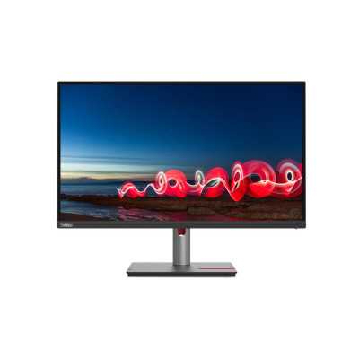 Lenovo ThinkVision T27i-30 27 ", IPS, FHD, 1920 x 1080, 16:9, 6 ms, 300 cd/m , Black, DisplayPorts quantity 1xDP1.2, 1, 4x USB 3