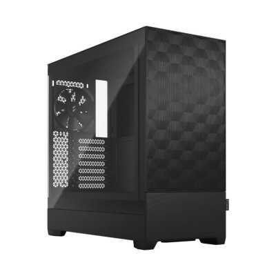 Fractal Design Pop Air Black TG Clear Tint, ATX, mATX, Mini ITX, Power supply included No