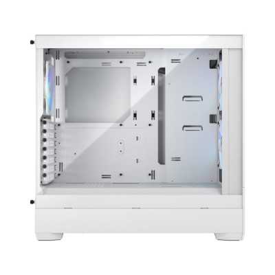 Fractal Design Pop Air RGB White TG Clear Tint, ATX, mATX, Mini ITX, Power supply included No