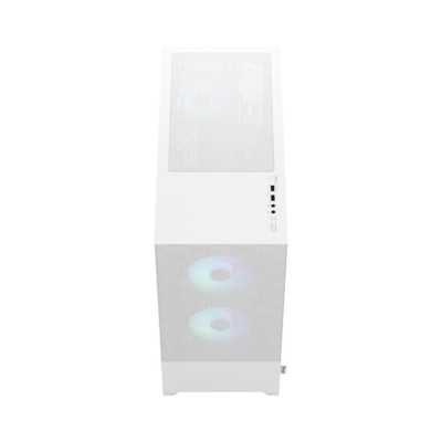 Fractal Design Pop Air RGB White TG Clear Tint, ATX, mATX, Mini ITX, Power supply included No