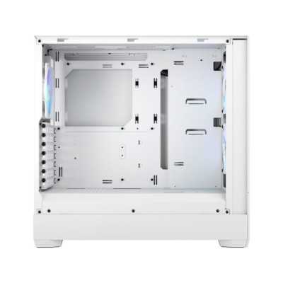 Fractal Design Pop Air RGB White TG Clear Tint, ATX, mATX, Mini ITX, Power supply included No