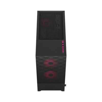 Fractal Design Pop Air RGB Magenta Core TG Clear Tint, ATX, mATX, Mini ITX, Power supply included No