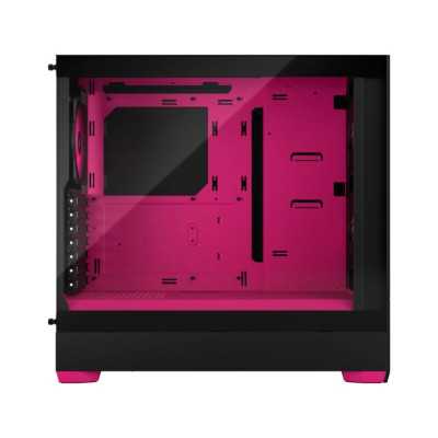 Fractal Design Pop Air RGB Magenta Core TG Clear Tint, ATX, mATX, Mini ITX, Power supply included No