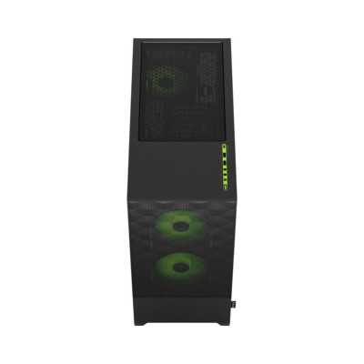 Fractal Design Pop Air RGB Green Core TG Clear Tint, ATX, mATX, Mini ITX, Power supply included No