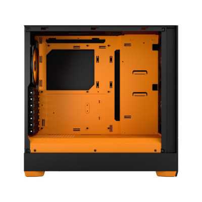 Fractal Design Pop Air RGB Orange Core TG Clear Tint, ATX, mATX, Mini ITX, Power supply included No