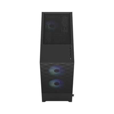 Fractal Design op Air RGB Black TG Clear Tint, ATX, mATX, Mini ITX, Power supply included No