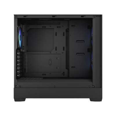 Fractal Design op Air RGB Black TG Clear Tint, ATX, mATX, Mini ITX, Power supply included No