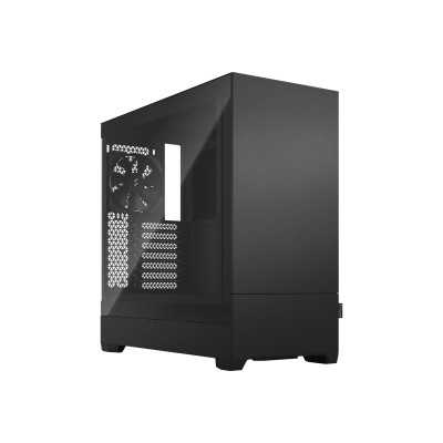 Fractal Design Pop Silent Black TG Clear Tint, ATX, mATX, Mini ITX, Power supply included No