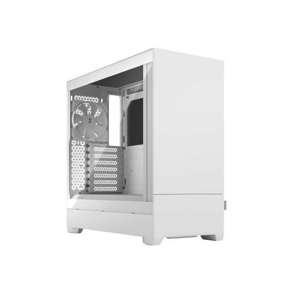 Fractal Design Pop Silent White TG Clear Tint, ATX, mATX, Mini ITX, Maitinimo šaltinis nėra