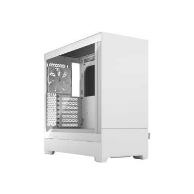 Fractal Design Pop Silent White TG Clear Tint, ATX, mATX, Mini ITX, Power supply included No