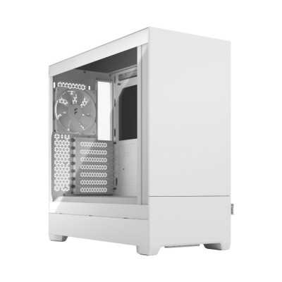 Fractal Design Pop Silent White TG Clear Tint, ATX, mATX, Mini ITX, Power supply included No