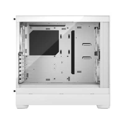 Fractal Design Pop Silent White TG Clear Tint, ATX, mATX, Mini ITX, Power supply included No