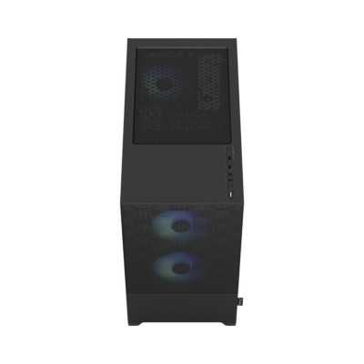 Fractal Design Pop Mini Air RGB Black TG Clear Tint, mATX, Mini ITX, Power supply included No