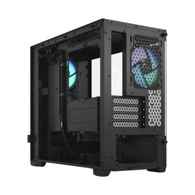 Fractal Design Pop Mini Air RGB Black TG Clear Tint, mATX, Mini ITX, Power supply included No