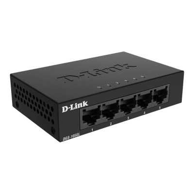 D-Link Ethernet Switch DGS-105GL/E Unmanaged, Desktop, 1 Gbps (RJ-45) ports quantity 5