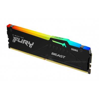 Kingston Fury Beast RGB 32 Kit (16GBx2) GB, DDR5, 4800 MHz, PC/server, Registered No, ECC No, 2x16 GB