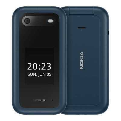 Nokia 2660 Flip Blue, 2.8 ", TFT LCD, 240 x 320, Unisoc, T107, Internal RAM 0.048 GB, 0.128 GB, microSDHC, Dual SIM, Main camera