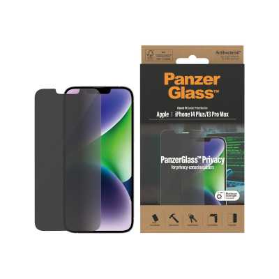 PanzerGlass Screen protector, Apple, iPhone 14 Plus/13 Pro Max, Glass, Black, Privacy