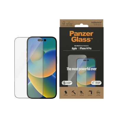 PanzerGlass Screen protector, Apple, iPhone 14 Pro, Glass, Clear