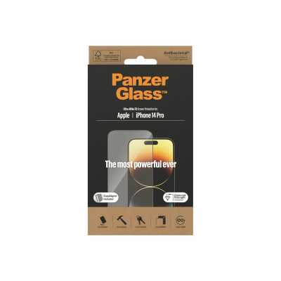 PanzerGlass Screen protector, Apple, iPhone 14 Pro, Glass, Clear