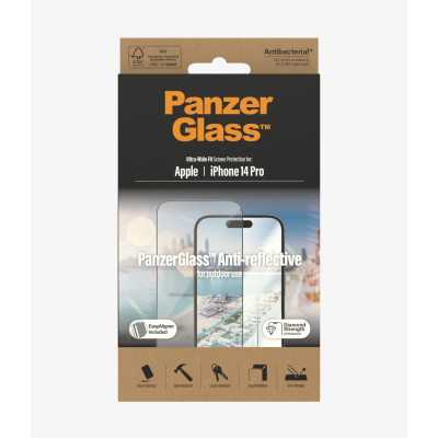 PanzerGlass Screen protector, Apple, iPhone 14 Pro, Glass, Clear, Anti-Reflective