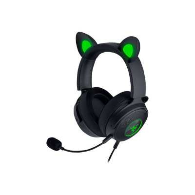 Razer Wired, Over-Ear, Black, Gaming Headset, Kraken V2 Pro, Kitty Edition