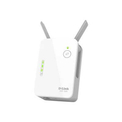 D-Link AC1300 Wi-Fi Range Extender DAP-1620 802.11ac, 400+867 Mbit/s, 10/100/1000 Mbit/s, Ethernet LAN (RJ-45) ports 1, MU-MiMO 